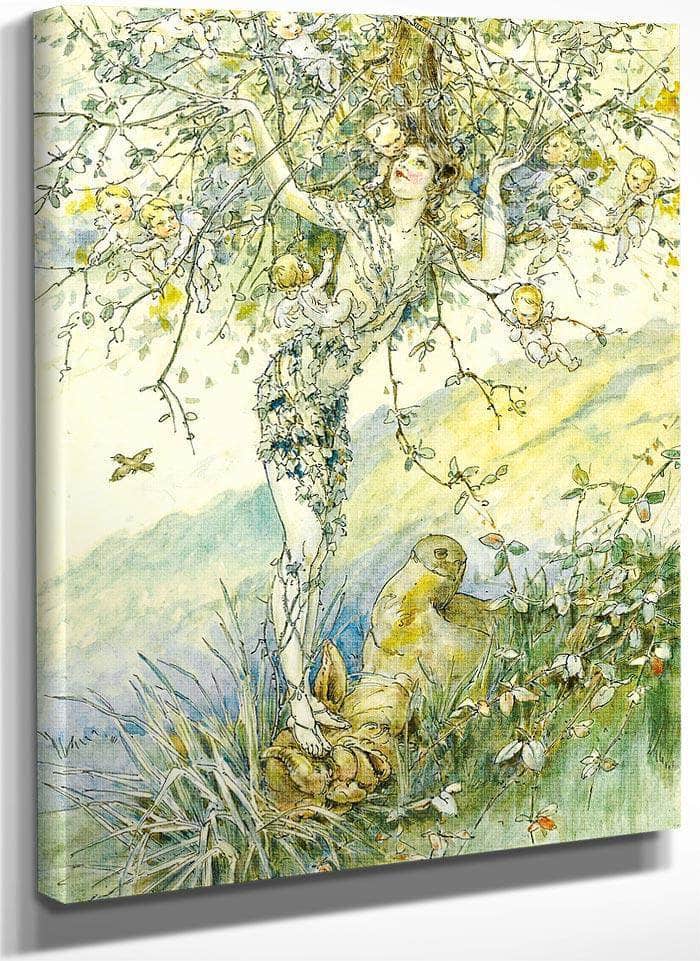 The Apple Tree By William Henry Walker Fine Art Print