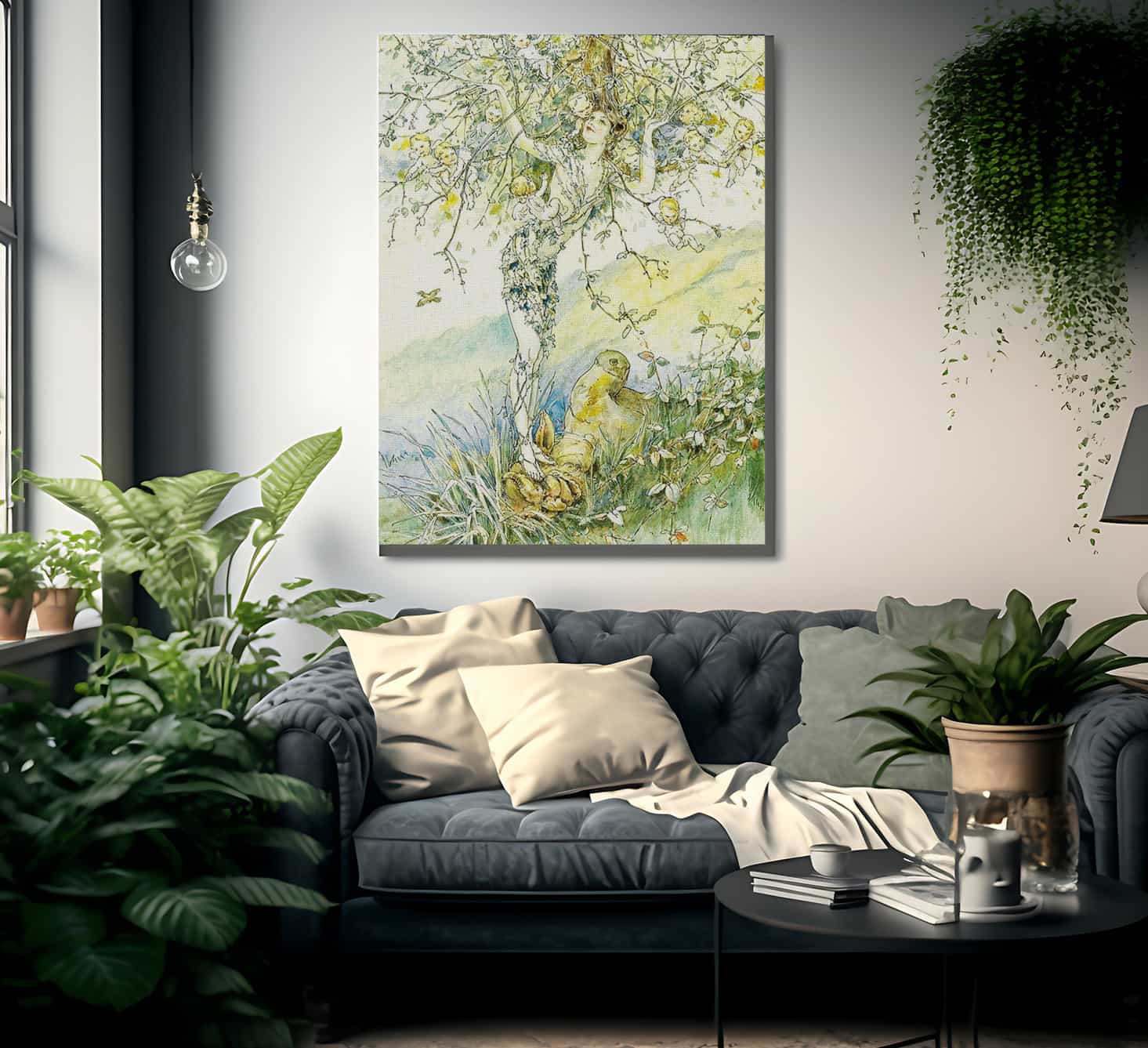 The Apple Tree By William Henry Walker Fine Art Print
