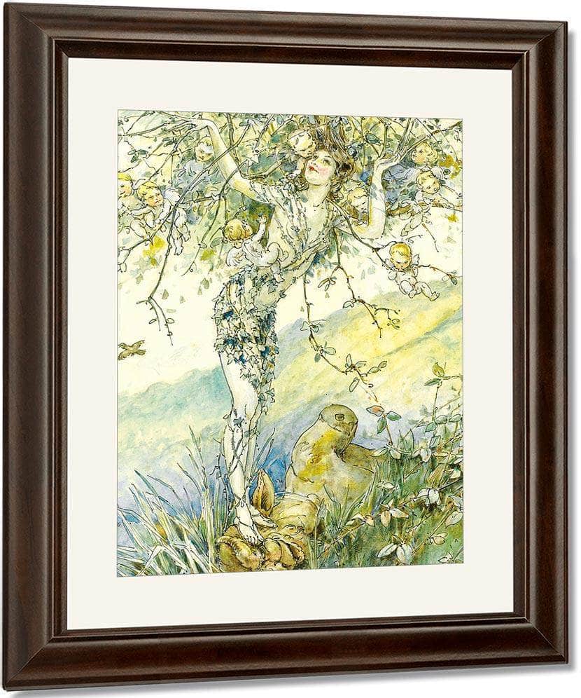 The Apple Tree By William Henry Walker Fine Art Print