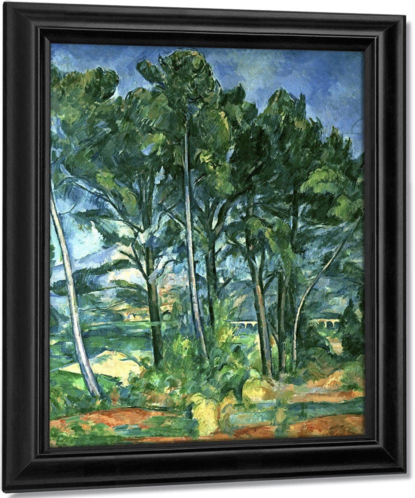The Aqueduct (Montagne Sainte Victoire Seen Through Trees) 1 By Paul Cezanne Fine Art Print