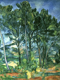 The Aqueduct (Montagne Sainte Victoire Seen Through Trees) 1 By Paul Cezanne Fine Art Print