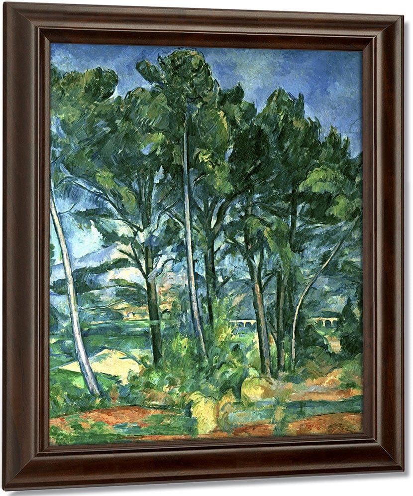 The Aqueduct (Montagne Sainte Victoire Seen Through Trees) 1 By Paul Cezanne Fine Art Print