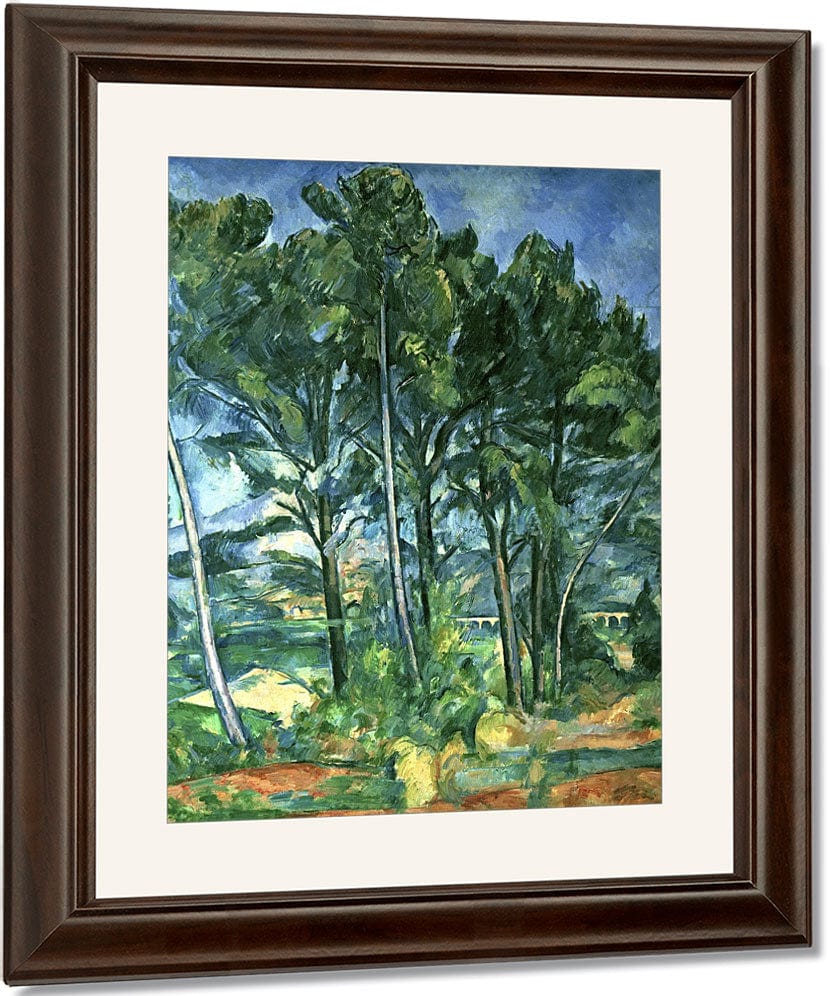 The Aqueduct (Montagne Sainte Victoire Seen Through Trees) 1 By Paul Cezanne Fine Art Print