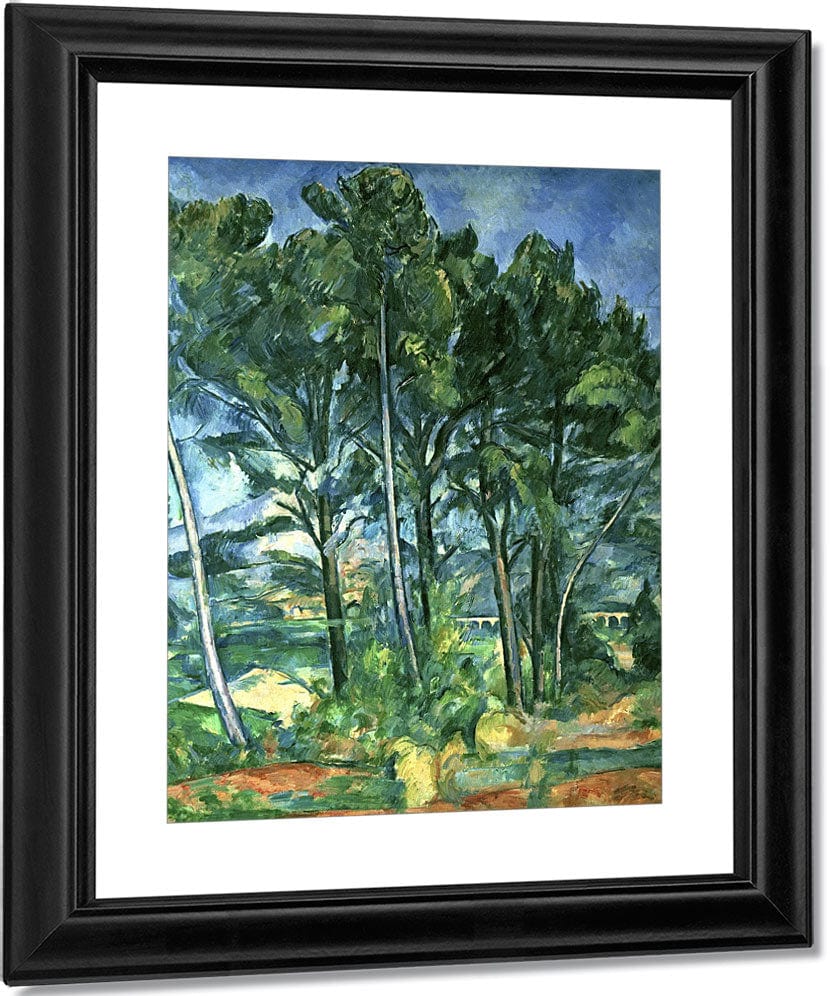 The Aqueduct (Montagne Sainte Victoire Seen Through Trees) 1 By Paul Cezanne Fine Art Print