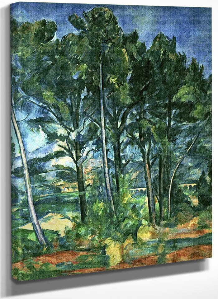 The Aqueduct (Montagne Sainte Victoire Seen Through Trees) By Paul Cezanne Fine Art Print