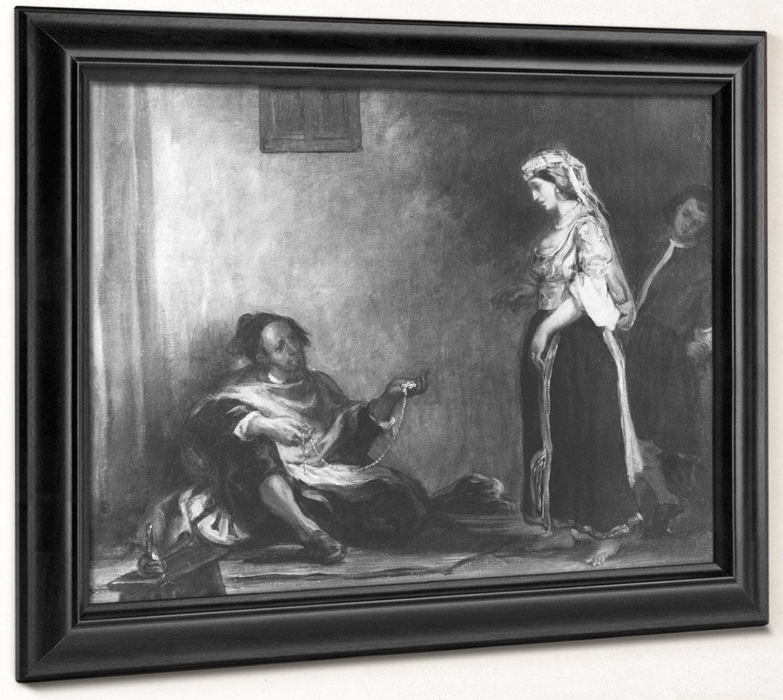 The Arab Merchant By Ferdinand Victor Eugene Delacroix Fine Art Print