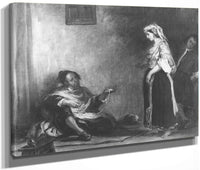 The Arab Merchant By Ferdinand Victor Eugene Delacroix Fine Art Print