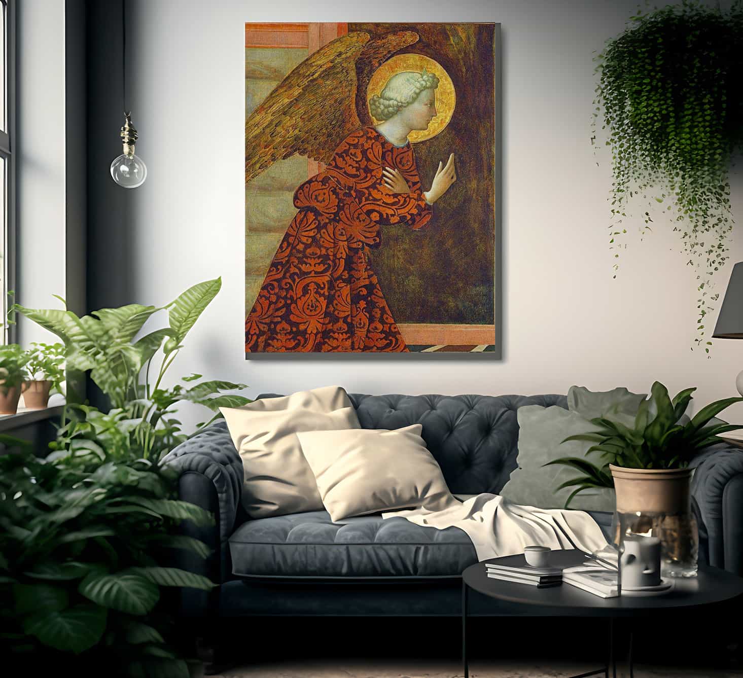 The Archangel Gabriel By Tommaso Masolino Da Panicale Fine Art Print