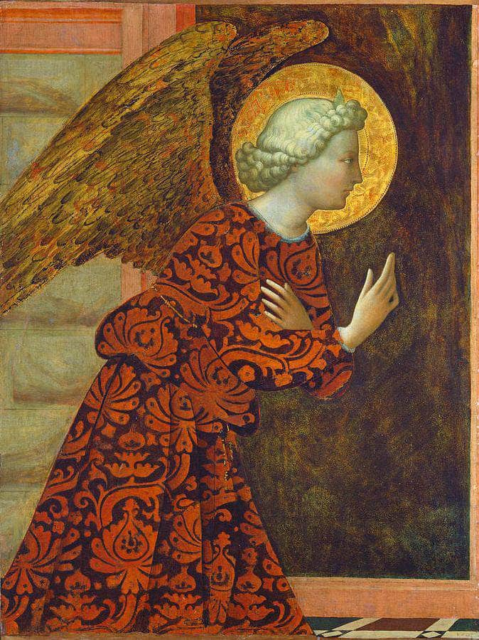 The Archangel Gabriel By Tommaso Masolino Da Panicale Fine Art Print