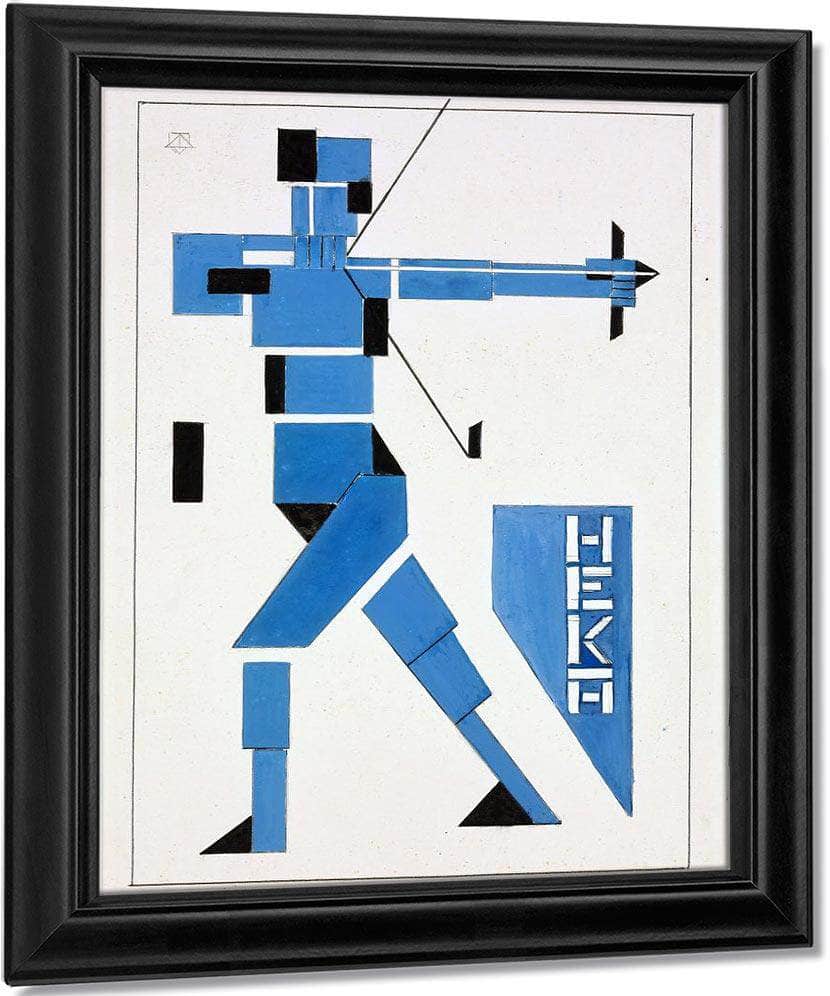 The Archer 1919 By Theo Van Doesburg Fine Art Print