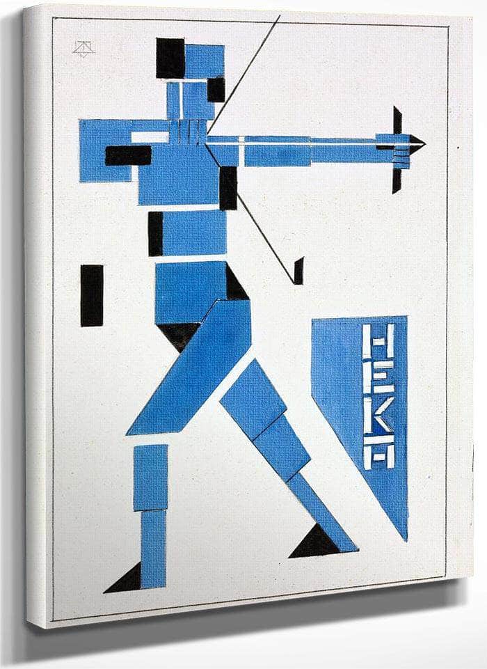 The Archer 1919 By Theo Van Doesburg Fine Art Print