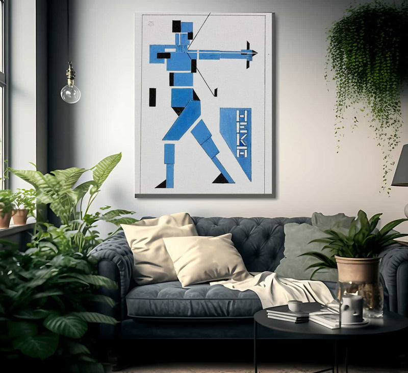 The Archer 1919 By Theo Van Doesburg Fine Art Print