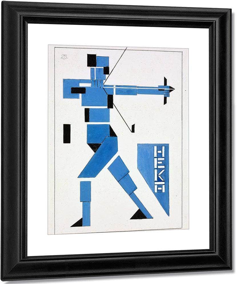 The Archer 1919 By Theo Van Doesburg Fine Art Print