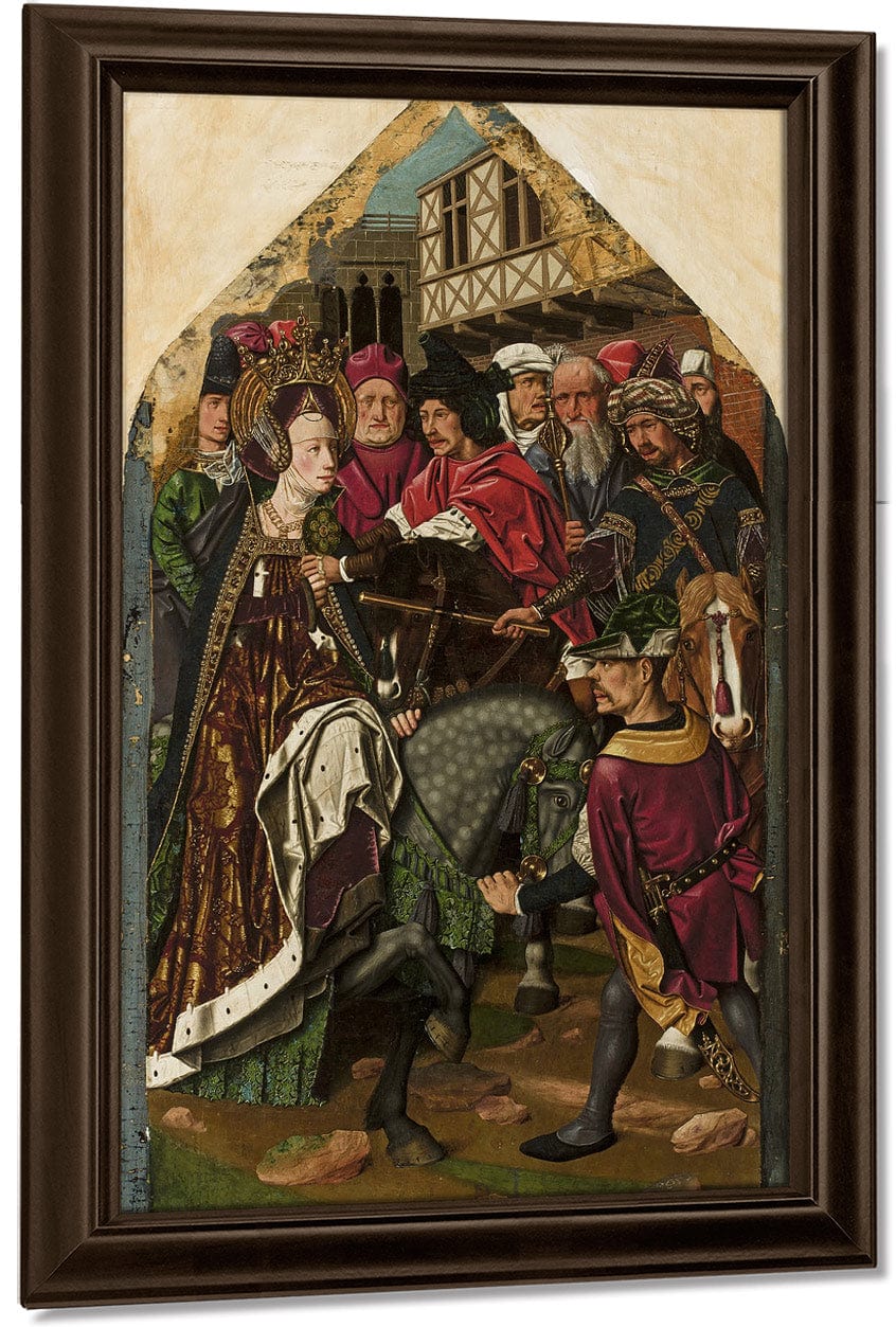 The Arrest Of Santa Engracia By Bartolome Bermejo Fine Art Print