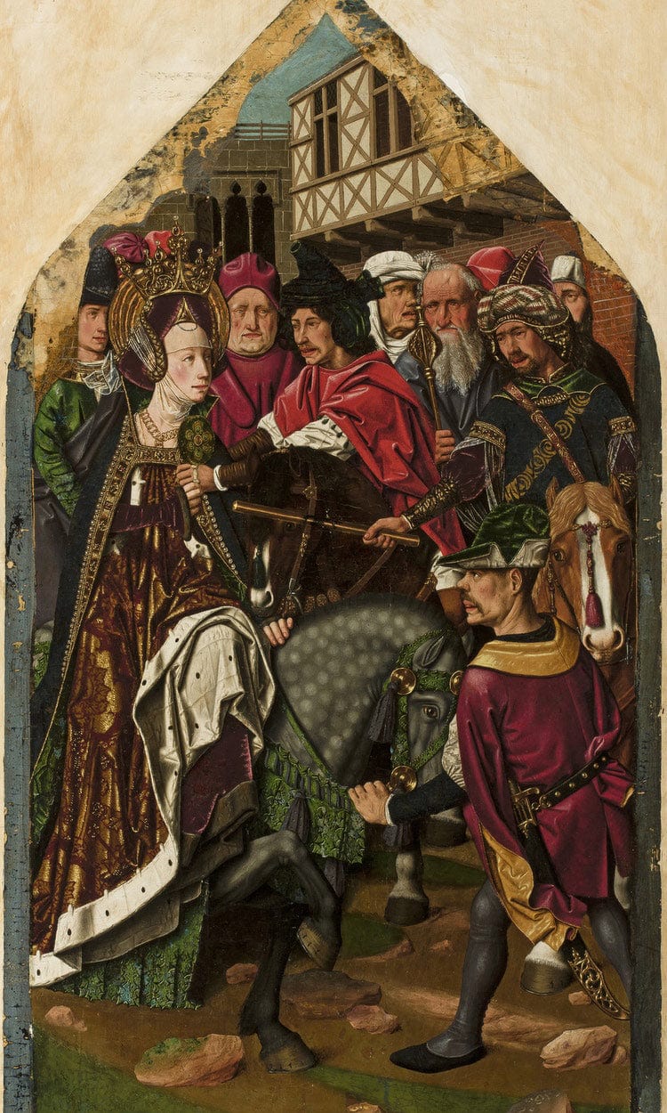 The Arrest Of Santa Engracia By Bartolome Bermejo Fine Art Print
