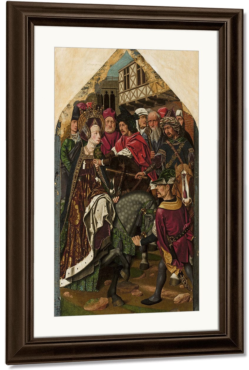 The Arrest Of Santa Engracia By Bartolome Bermejo Fine Art Print