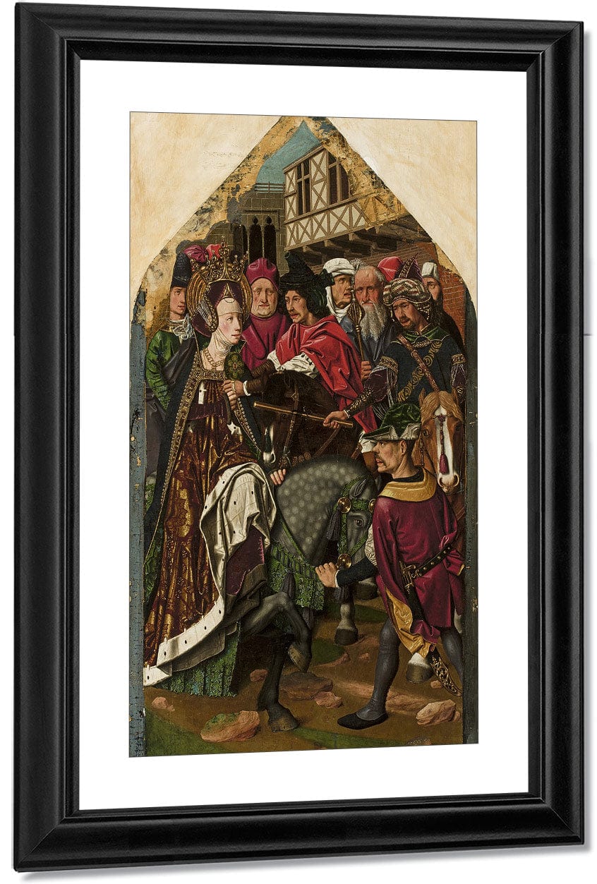 The Arrest Of Santa Engracia By Bartolome Bermejo Fine Art Print