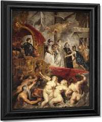 The Arrival Of Marie De Medici In Marseilles 3Rd November 1600 By Peter Paul Rubens Fine Art Print