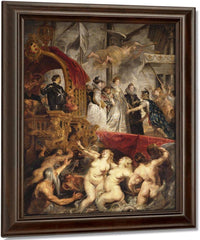 The Arrival Of Marie De Medici In Marseilles 3Rd November 1600 By Peter Paul Rubens Fine Art Print