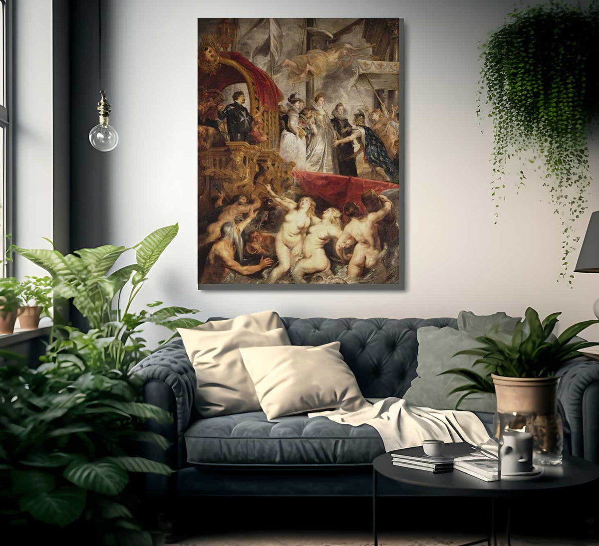 The Arrival Of Marie De Medici In Marseilles 3Rd November 1600 By Peter Paul Rubens Fine Art Print