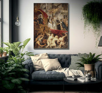 The Arrival Of Marie De Medici In Marseilles 3Rd November 1600 By Peter Paul Rubens Fine Art Print