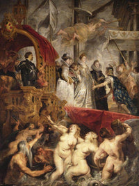 The Arrival Of Marie De Medici In Marseilles 3Rd November 1600 By Peter Paul Rubens Fine Art Print