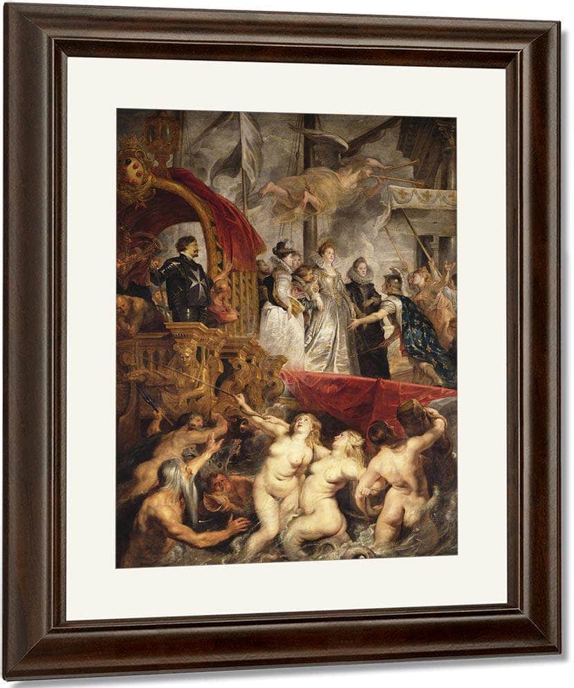The Arrival Of Marie De Medici In Marseilles 3Rd November 1600 By Peter Paul Rubens Fine Art Print