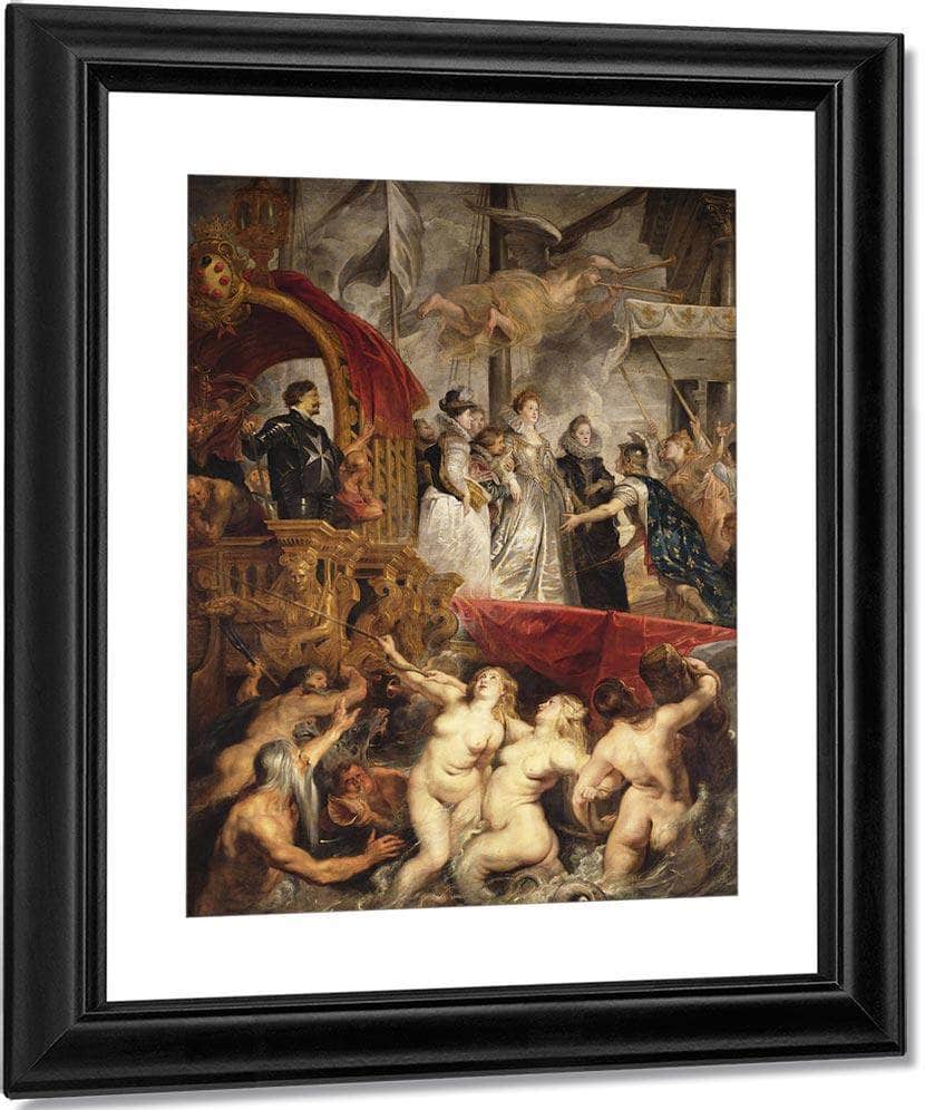 The Arrival Of Marie De Medici In Marseilles 3Rd November 1600 By Peter Paul Rubens Fine Art Print