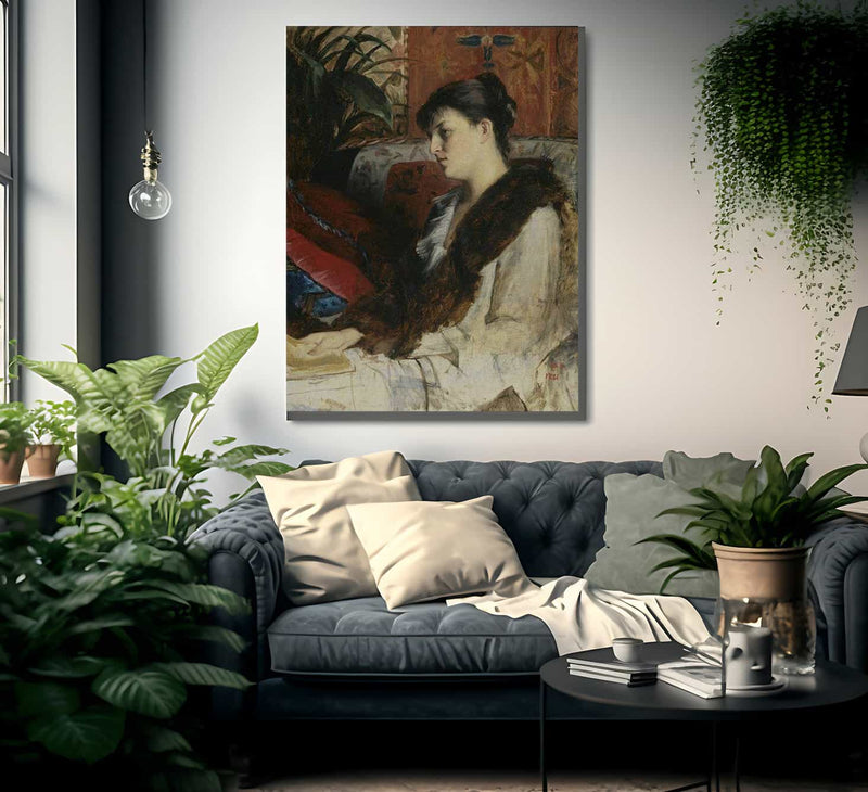 The Artist 1039 S Sister In Law 1881 By Marie Bashkirtseff Fine Art Print