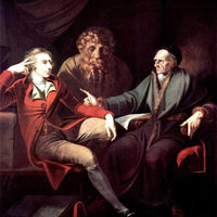 The Artist In Conversation With Johann Jakob Bodmer By Henry Fuseli Fine Art Print