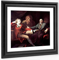 The Artist In Conversation With Johann Jakob Bodmer By Henry Fuseli Fine Art Print