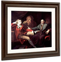 The Artist In Conversation With Johann Jakob Bodmer By Henry Fuseli Fine Art Print