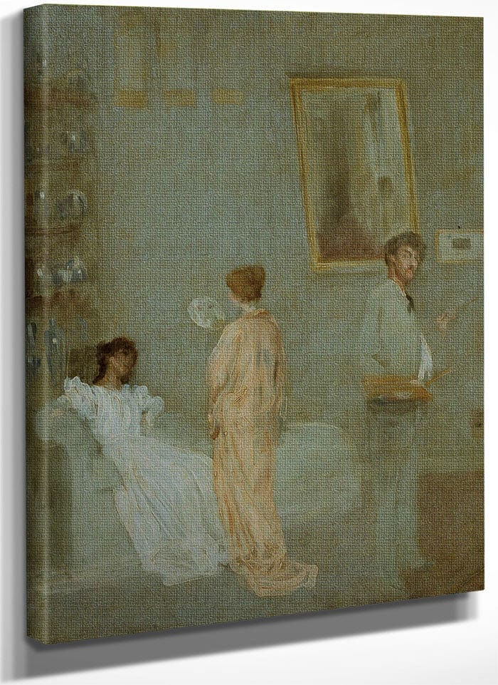 The Artist In His Studio By James McNeill Whistler Fine Art Print
