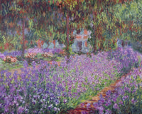 The Artist's Garden At Giverny By Claude Monet Fine Art Print