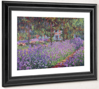 The Artist's Garden At Giverny By Claude Monet Fine Art Print