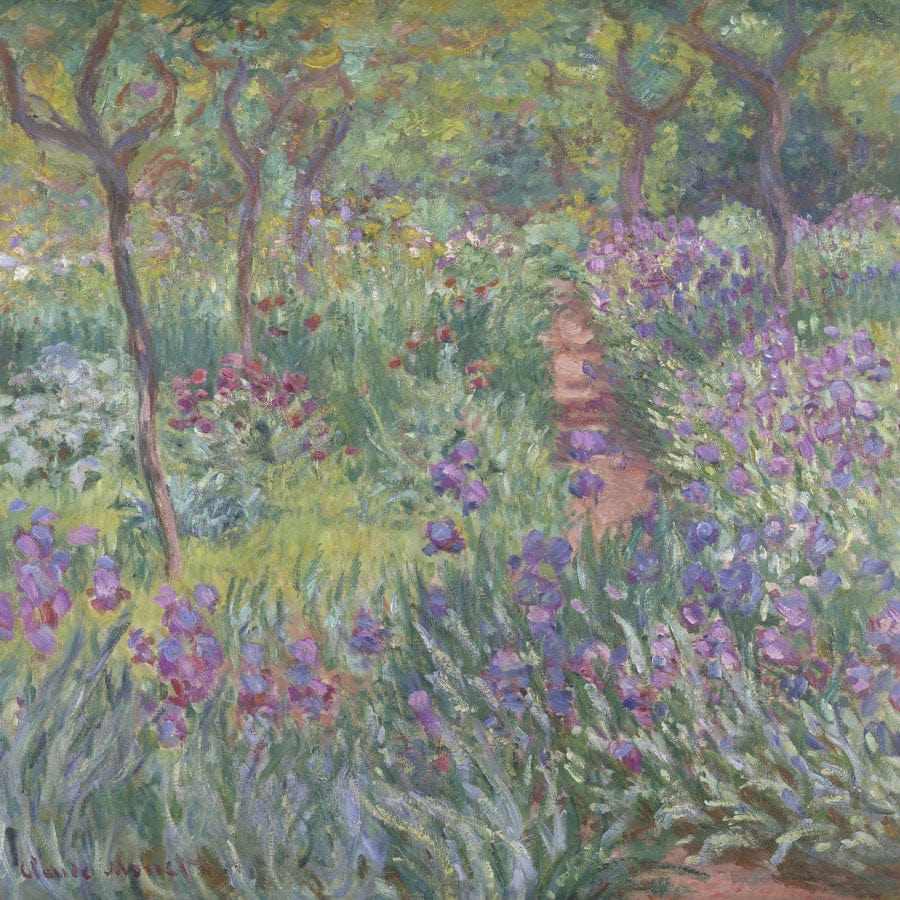 The Artist’s Garden In Giverny By Claude Monet Fine Art Print