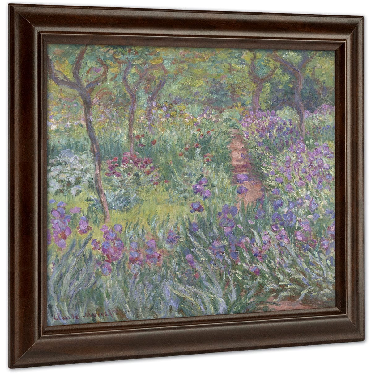The Artist’s Garden In Giverny By Claude Monet Fine Art Print