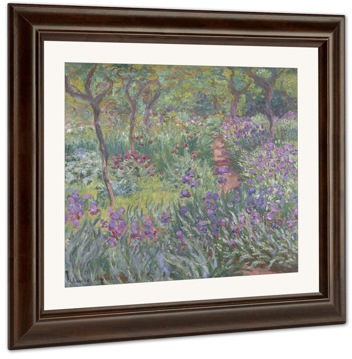 The Artist’s Garden In Giverny By Claude Monet Fine Art Print
