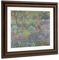 The Artist’s Garden In Giverny By Claude Monet Fine Art Print