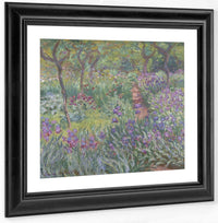 The Artist’s Garden In Giverny By Claude Monet Fine Art Print