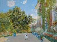 The Artist's House At Argenteuil By Monet Claude Fine Art Print