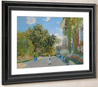 The Artist's House At Argenteuil By Monet Claude Fine Art Print