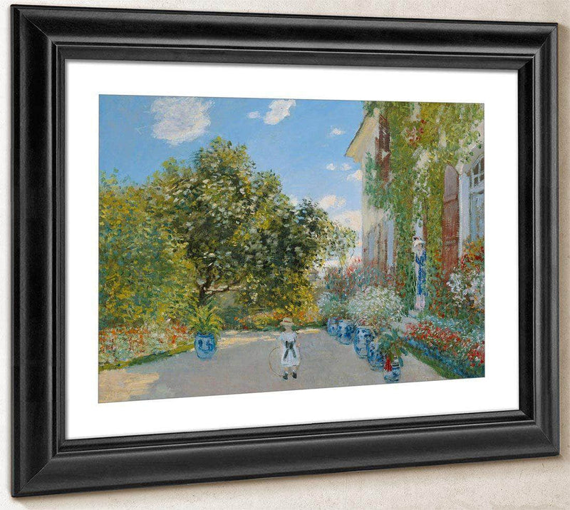 The Artist's House At Argenteuil By Monet Claude Fine Art Print