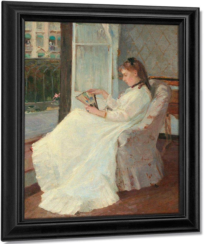 The Artist S Sister At A Window Berthe Morisot Fine Art Print