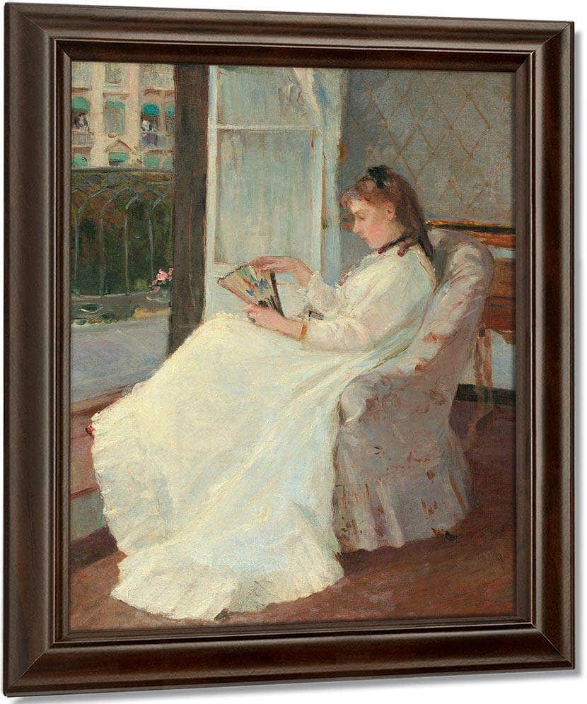 The Artist S Sister At A Window Berthe Morisot Fine Art Print