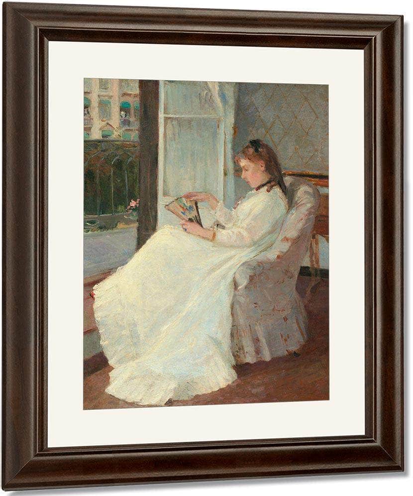 The Artist S Sister At A Window Berthe Morisot Fine Art Print