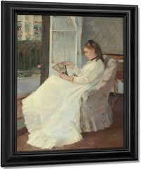 The Artist's Sister At A Window By Berthe Morisot Fine Art Print