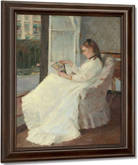 The Artist's Sister At A Window By Berthe Morisot Fine Art Print