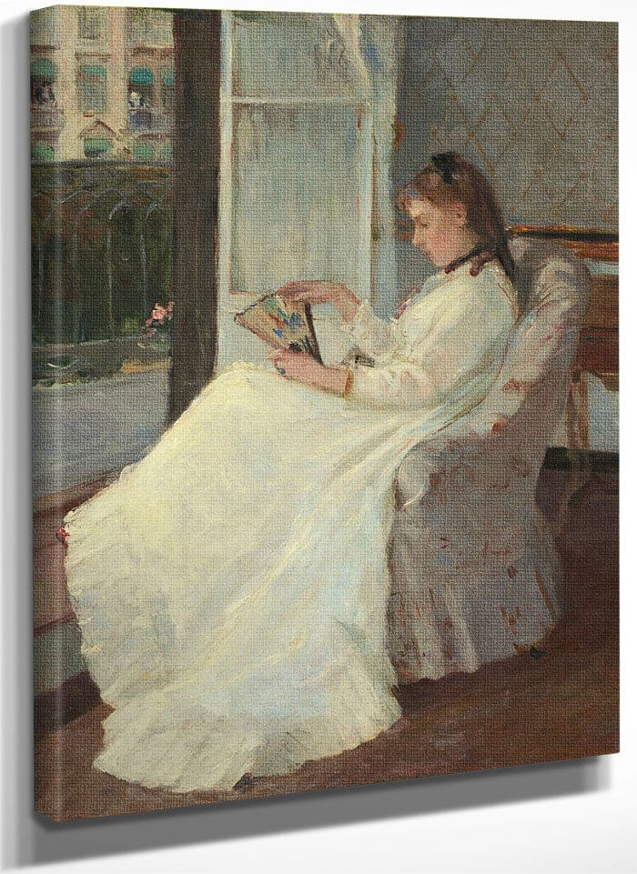 The Artist's Sister At A Window By Berthe Morisot Fine Art Print
