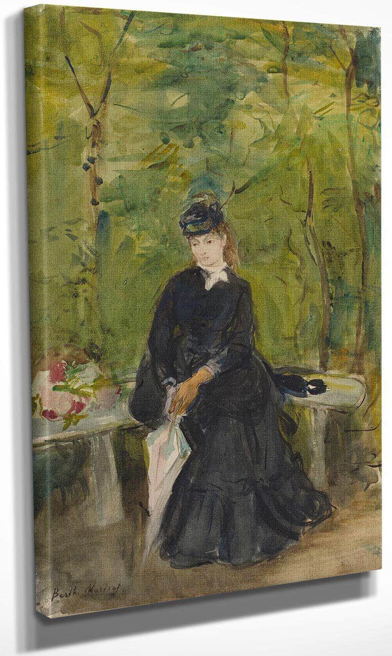 The Artist S Sister Edma Seated In A Park Berthe Morisot Fine Art Print